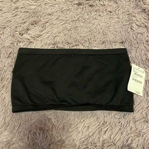 NWT Nordstrom black bandeau bra